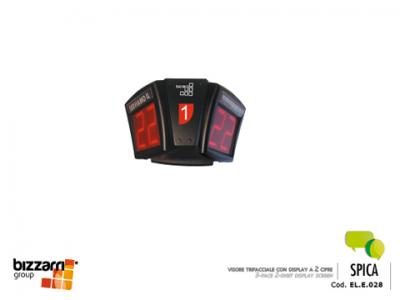 Sistema eliminacode display trifacciale