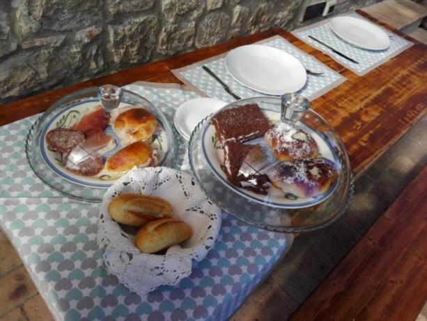Colazione in casa vacanze vicino Siena