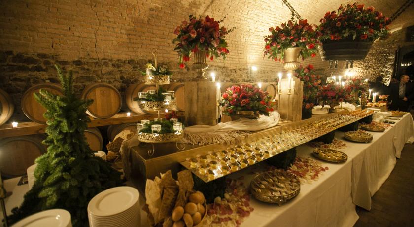 Buffet nel bellissimo ristorante interno 