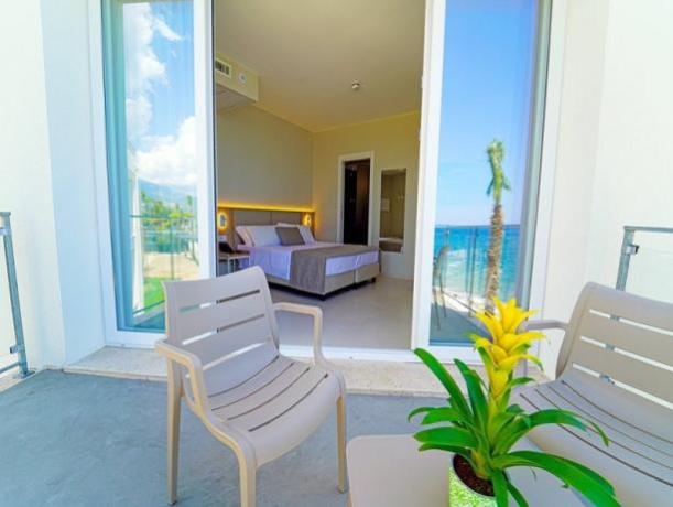 Balconcino privato in Camera vista mare