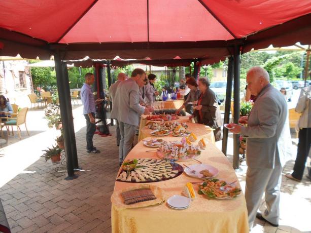 Buffet antipasto hotel a Chiusi