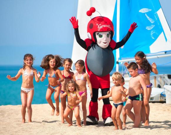 Miniclub in spiaggia Badesi-Village Sardegna 