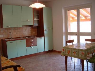 cucina degli appartamenti del B&B toscana