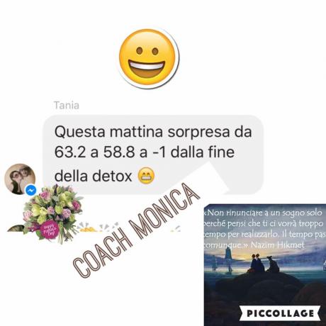 Testimonianza dieta: peso da 63 a 58 kg