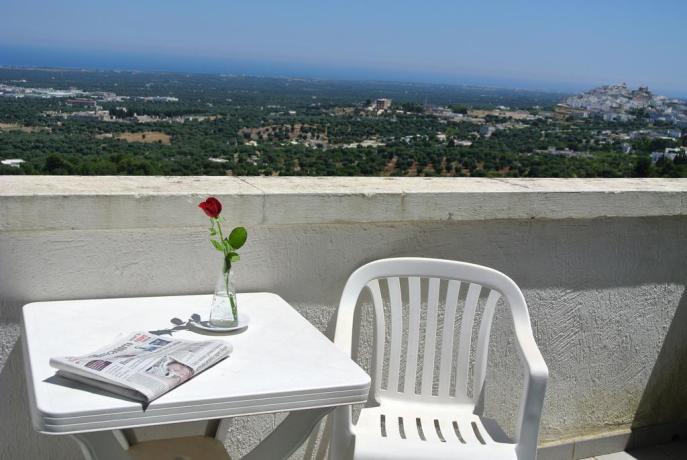 Hotel 3 stelle Ostuni con terrazzino panoramico