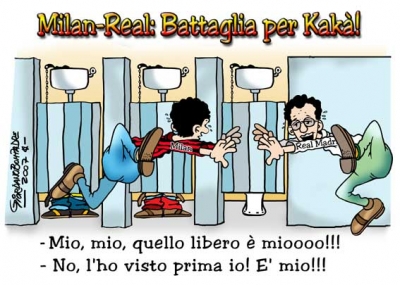 Vignetta   Kakà   Milan   Fumetti   Umorismo