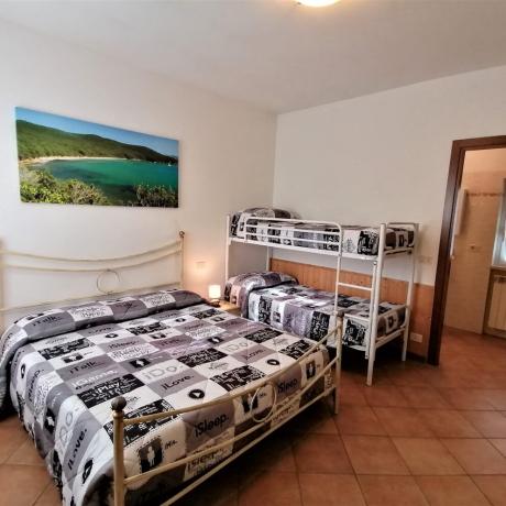 Camera quadrupla letto a castello agriturismo a Manciano