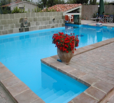Entrance to the swimming pool