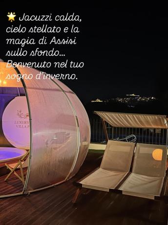 Private SPA Illimitata in Umbria: vista Assisi