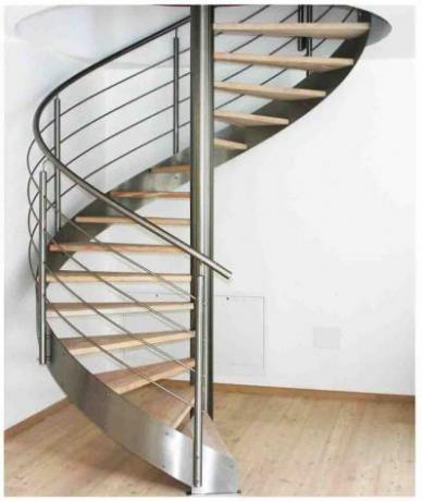 scala elicoidale inox