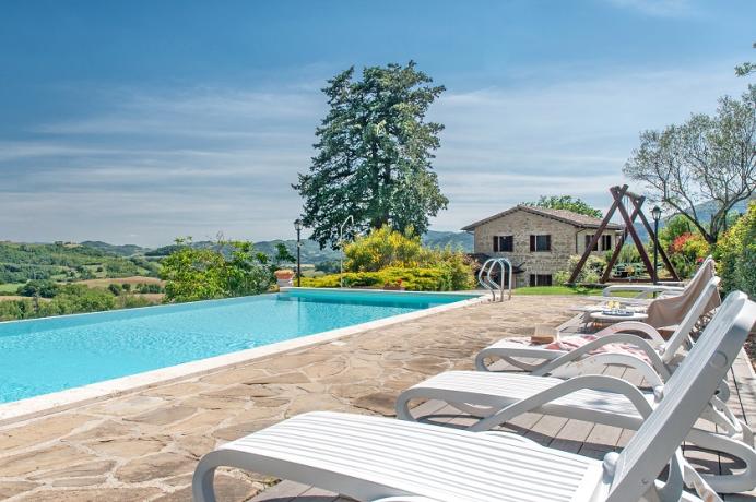 Villa con piscina ad uso esclusivo vicino Perugia