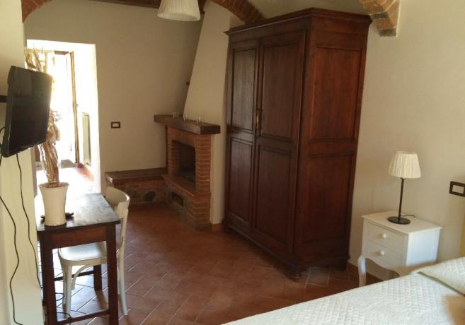 Camere con Camino vicino Sinalunga e Siena