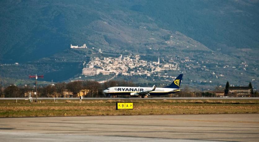 Dormire vicino Aeroporto San Francesco di Assisi-Perugia 