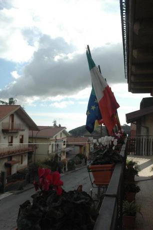 Balcone in B&B con vista panoramica sulla città