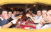 Sala da ballo per addio al celibato