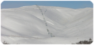 Skislopes in Roccaraso