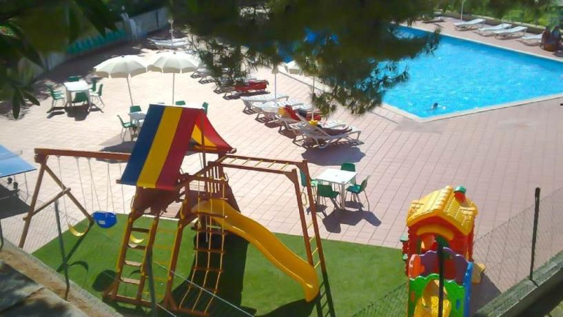 Area-giochi-bambini-Hotel 3 stelle Peschici 