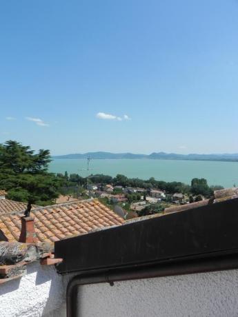 Vista panoramica del Lago Trasimeno