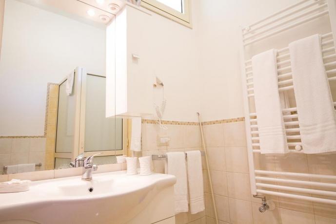 Villa con bagno privato in camera, doccia Trecastagni