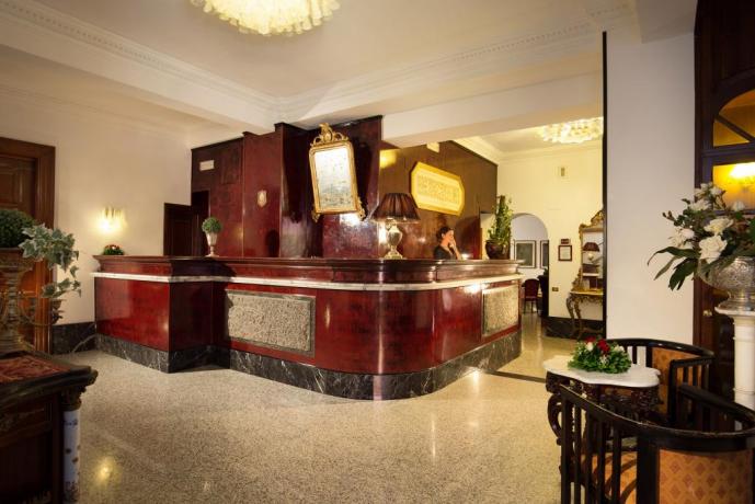 Reception dell'hotel nel Lazio