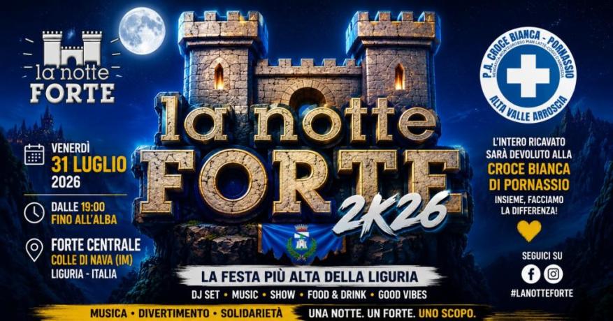 ???? LA NOTTE FORTE 2K26 ???? | La Festa più ALTA della Liguria - Colle di Nava