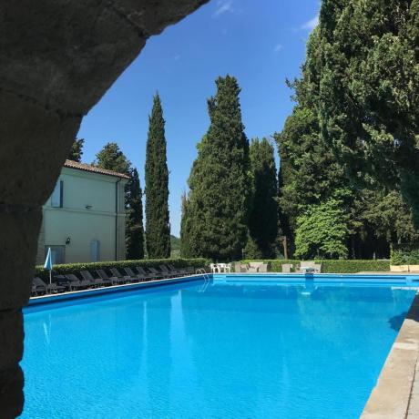 Relax in villa con piscina collina Città-di-Castello