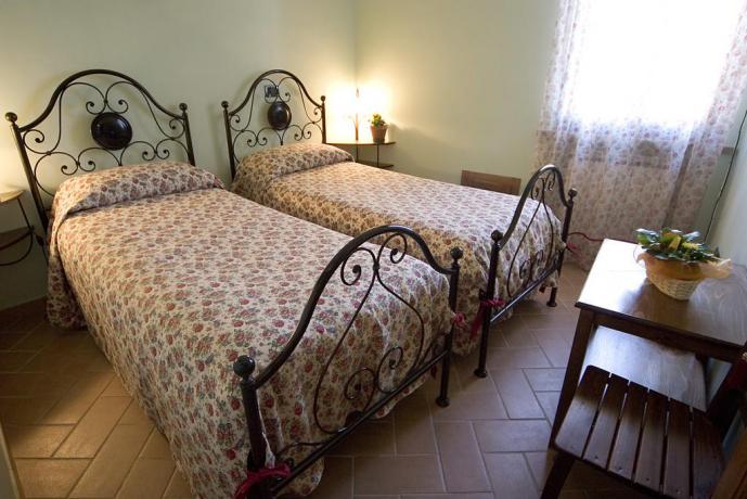 Bed and Breakfast con piscina vicino Spoleto in Umbria.