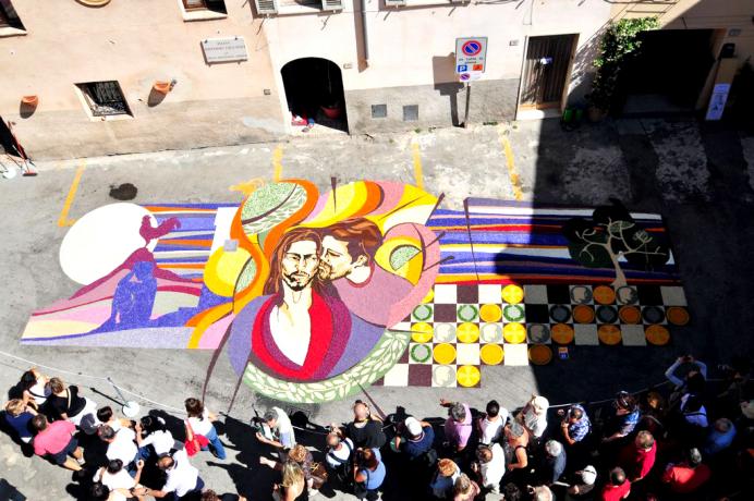 Strade di Spello infiorate