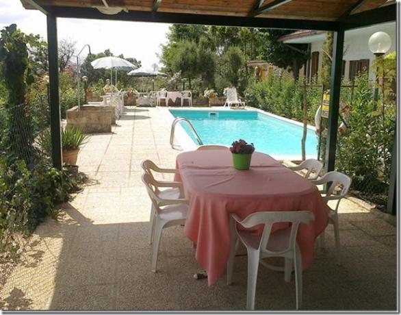 Residenza Podere casa vacanze piscina giardino arredato Magione 