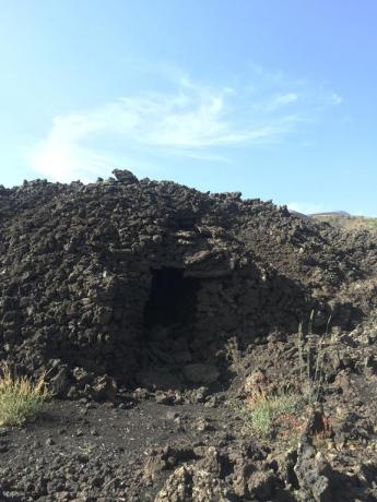 Sassi caratteristici dell'Etna