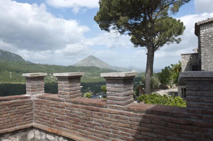 Balcone con vista panoramica appartamento Gaeta