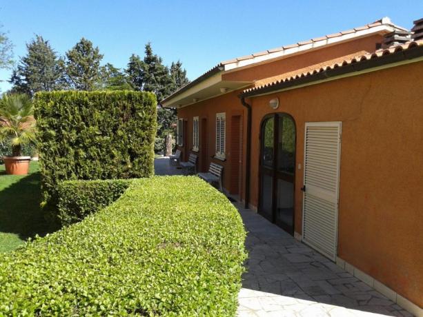 Ingresso camere agriturismo a Manciano-Grosseto