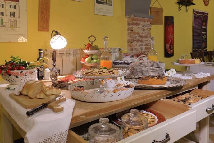 Ottima colazione a Buffet 