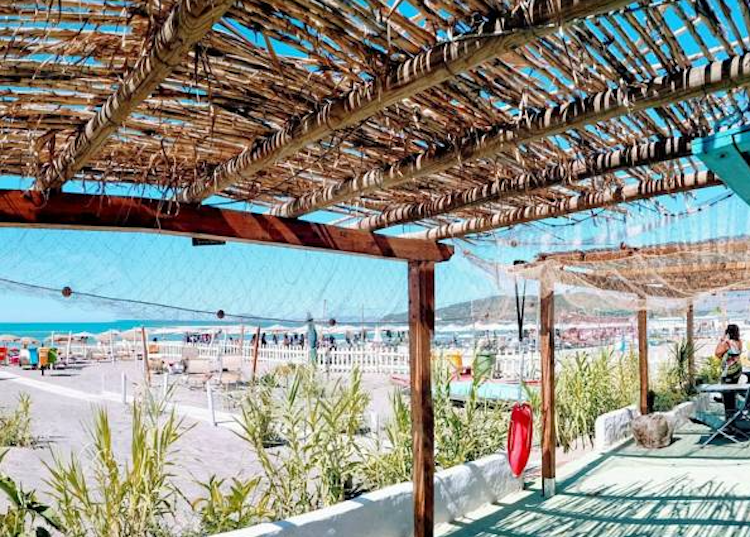 Patio fronte mare in hotel Golfo di Gaeta 