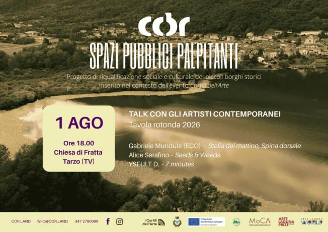 COR – L'Arte contemporanea torna a Fratta di Tarzo (TV)