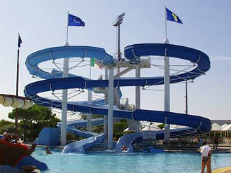 Waterpark Aquasplash in Lignano Sabbiadoro in Italy