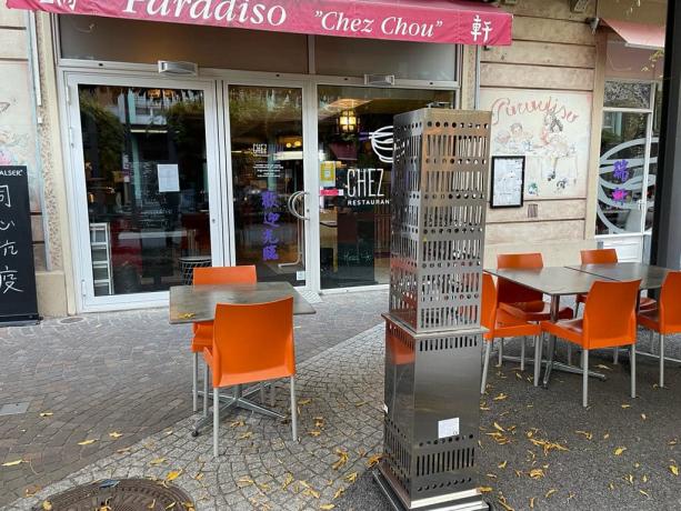 KAMP la TORRE: Fungo Riscaldante a Pellet per i Dehors di Bar, Ristoranti,  Pub, Hotel e Agriturismo