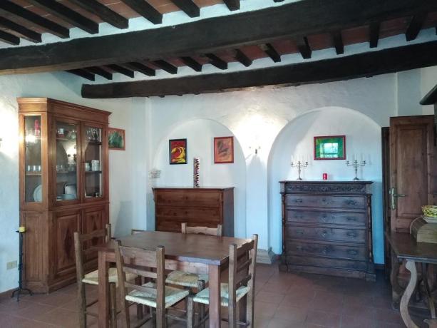 Appartamenti 2-4-6 posti letto con sala pranzo Castiglione-del-Lago
