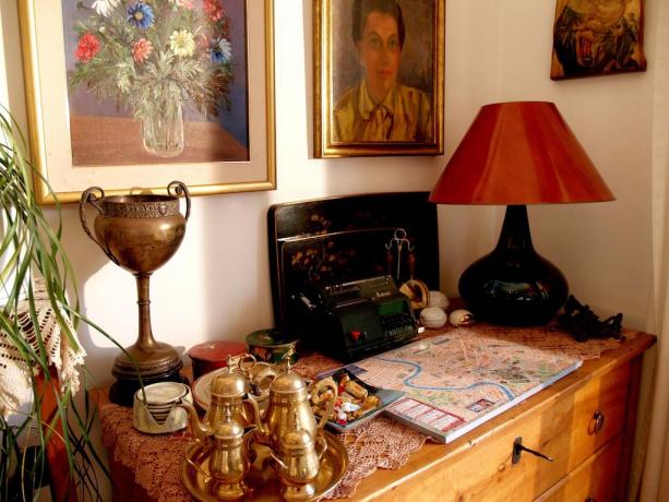 Mappa turistica in omaggio nel B&B di Roma