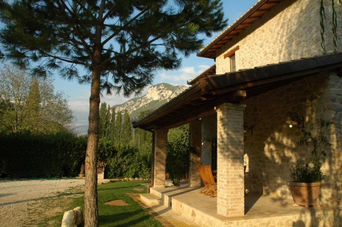 Appartamento Vacanza con giardino agriturismo a Ferentillo 