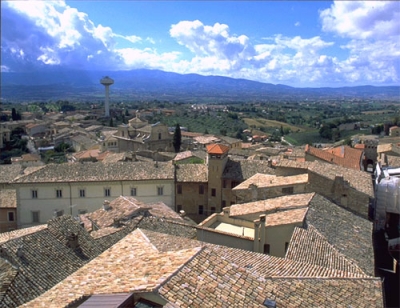 Vista panoramica di Montefalco 