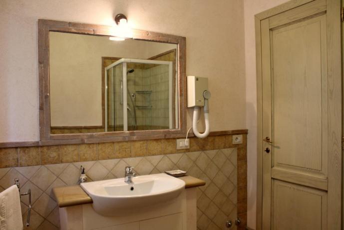 Bagno privato appartamento Giulia a Perugia