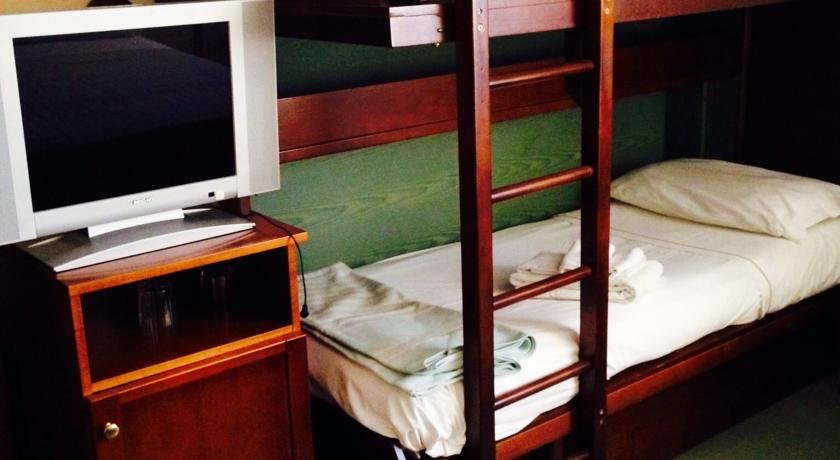 Camera con letto a castello