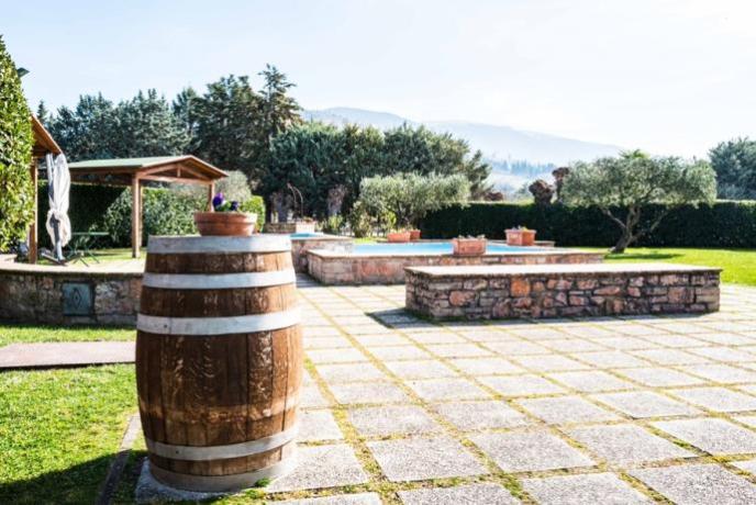 Assisi ristorante con ampio spazio esterno