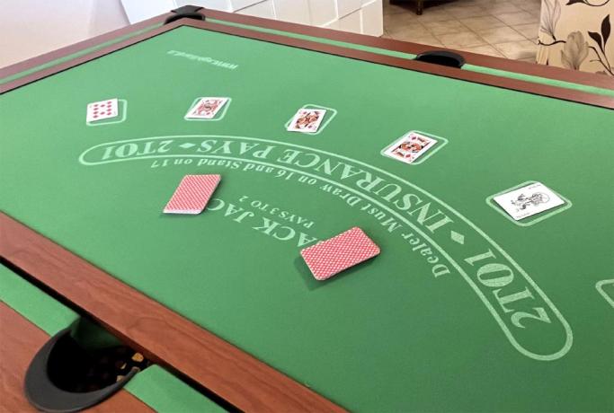 Villa Vacanza Umbria-Assisi: Tavolo Poker BlackJack 