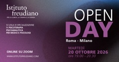 Open day Istituto freudiano Roma e Milano 20 ottobre 2026