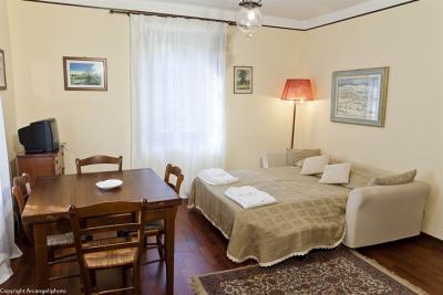 Soggiorno con divano letto, Appartamento Beccaccia