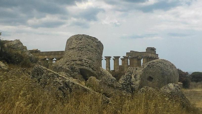 Rovine a Castellammare del Golfo in Sicilia