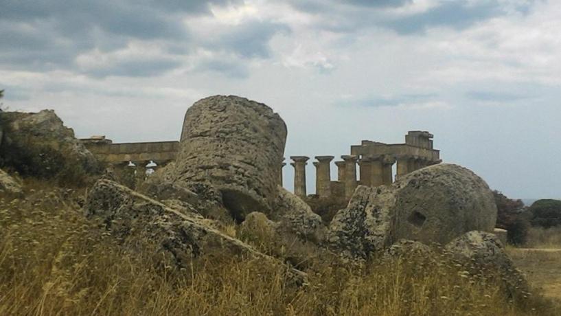 Rovine a Castellammare del Golfo in Sicilia 