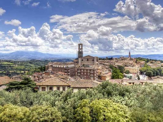 Veduta Perugia Città d'Arte